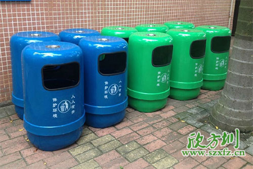 貴陽(yáng)市政玻璃鋼果皮箱，來(lái)自欣方圳
