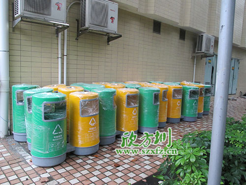 珠海小區(qū)玻璃鋼垃圾桶，有保障的玻璃鋼分類(lèi)垃圾桶