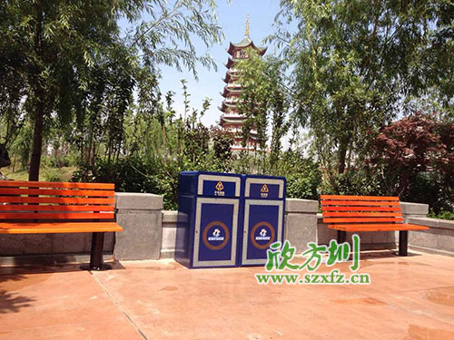 戶(hù)外分類(lèi)彩繪垃圾桶什么品牌好？欣方圳為您推薦